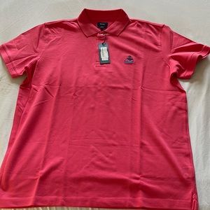 Faconnable dark pink polo shirt